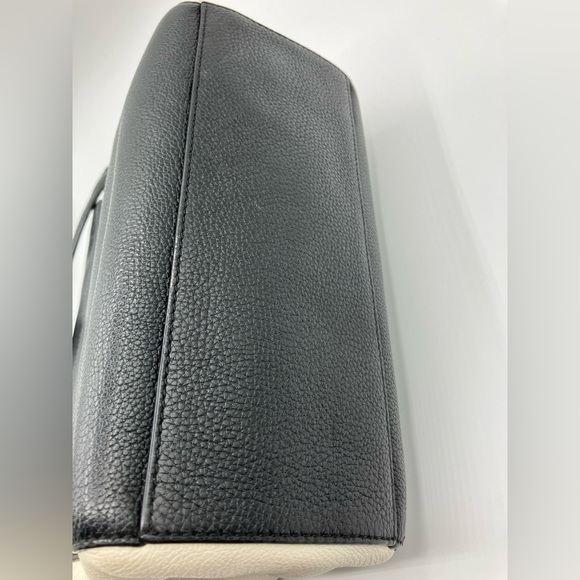 Kate Spade Wesley Place Laurel Black & White Satchel Bag - Picture 14 of 14